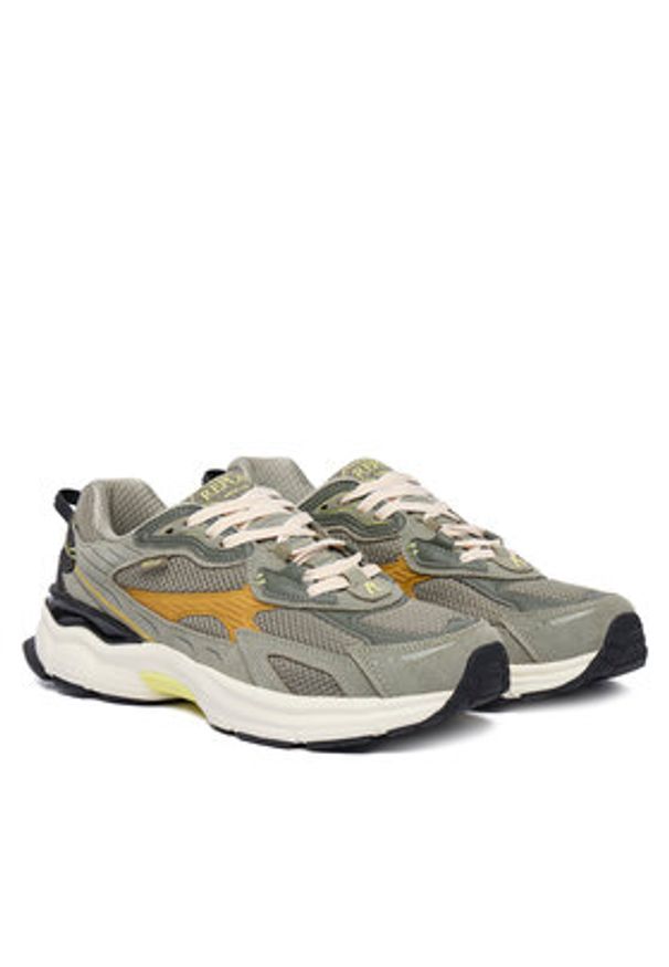 Replay - REPLAY Sneakersy GMSD5.000.C0005T Zielony. Kolor: zielony. Materiał: materiał