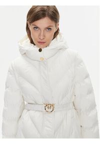 Pinko - PINKO Płaszcz przejściowy Computer 101601 A11M Biały Regular Fit. Kolor: biały. Materiał: syntetyk