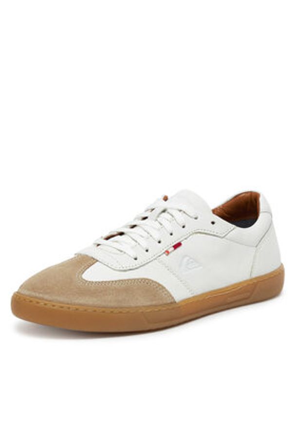 Quiksilver Sneakersy VALLEY2-05 MB Biały. Kolor: biały. Materiał: skóra