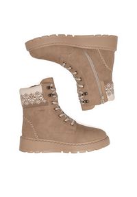 Rieker Trzewiki 70403-20 Beżowy. Kolor: beżowy. Materiał: skóra, syntetyk #6