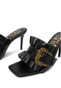 Versace Jeans Couture Klapki 80VA3S70 ZSS83 899 Czarny. Kolor: czarny. Materiał: skóra #3