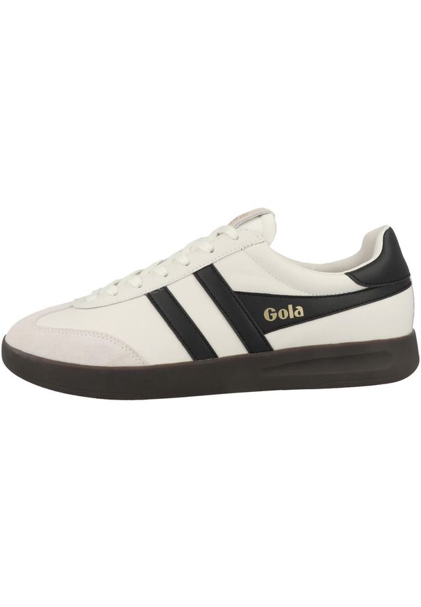 Buty do chodzenia męskie Gola White Cyclone Lea. Kolor: biały. Materiał: skóra, materiał. Szerokość cholewki: normalna. Sport: turystyka piesza