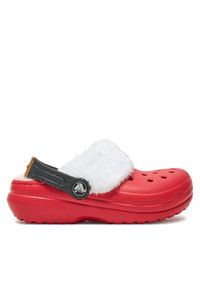 Crocs Klapki Classic Lined Santa Clog K 210931 Czerwony. Kolor: czerwony