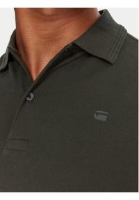 G-Star RAW - G-Star Raw Polo Dunda D27683-5864 Szary Slim Fit. Typ kołnierza: polo. Kolor: szary. Materiał: bawełna #4
