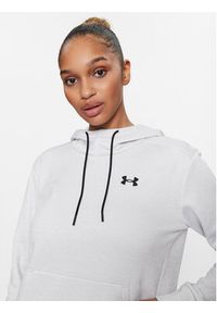 Under Armour Bluza Armour Fleece Hoodie 1373055 Szary Loose Fit. Kolor: szary. Materiał: syntetyk