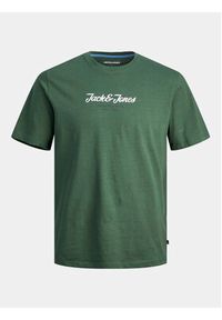 Jack & Jones - Jack&Jones T-Shirt Henry 12248600 Zielony Standard Fit. Kolor: zielony. Materiał: bawełna #3