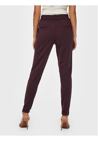 only - ONLY Spodnie materiałowe Poptrash 15115847 Bordowy Regular Fit. Kolor: czerwony. Materiał: syntetyk #5