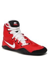 Nike Buty bokserskie Hypersweep 717175 610 Czerwony. Kolor: czerwony. Materiał: materiał