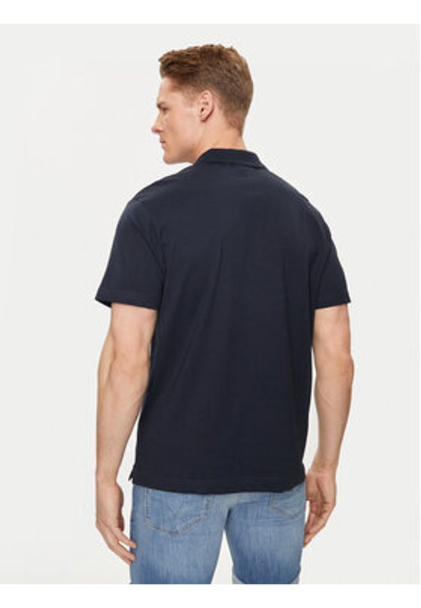 Pepe Jeans Polo Holden PM542154 Granatowy Regular Fit. Typ kołnierza: polo. Kolor: niebieski. Materiał: bawełna