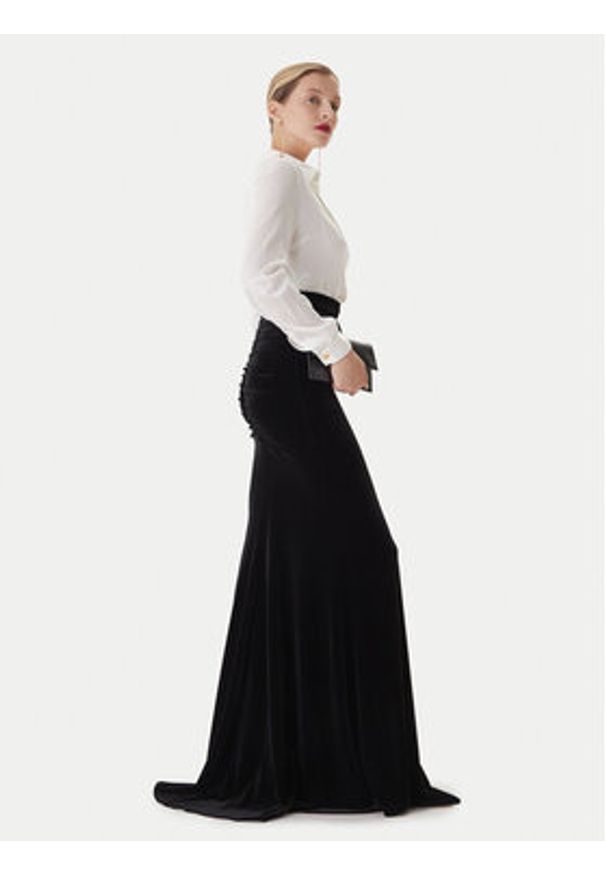 Elisabetta Franchi Sukienka wieczorowa AB-R46-57E2-V100 Biały Regular Fit. Kolor: biały. Materiał: syntetyk. Styl: wizytowy