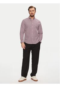 TOMMY HILFIGER - Tommy Hilfiger Koszula Gingham MW0MW37548 Czerwony Regular Fit. Kolor: czerwony. Materiał: bawełna #3