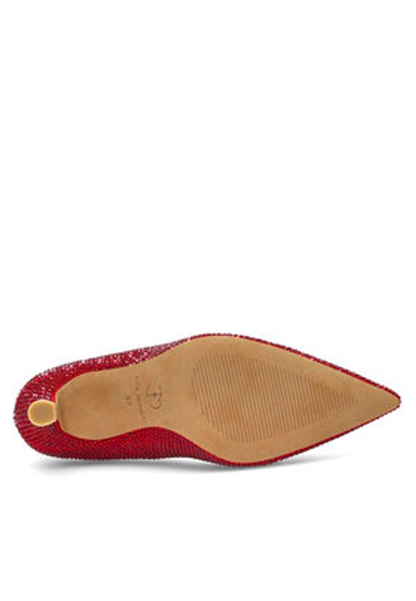 Eva Minge Szpilki ANGELA-V1518-03 Czerwony. Kolor: czerwony. Materiał: materiał. Obcas: na szpilce