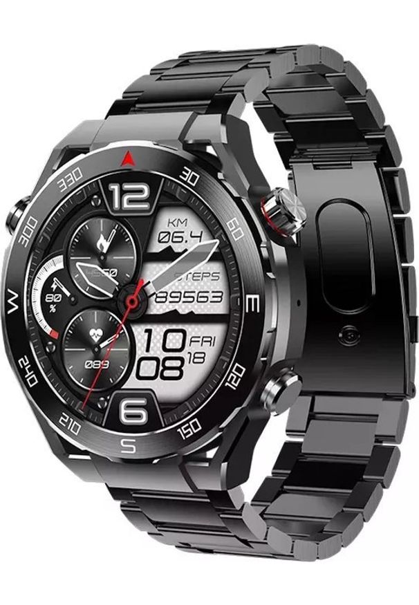 Smartwatch iWear HW5 Czarny (IWHW5U-BK). Rodzaj zegarka: smartwatch. Kolor: czarny