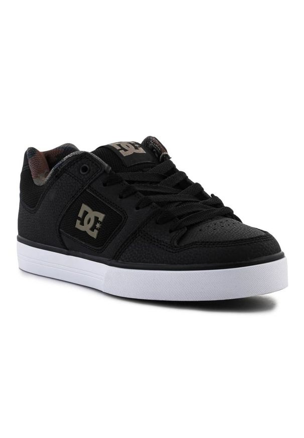 Buty DC Shoes Pure M 300660-XKKG czarne. Okazja: na co dzień. Kolor: czarny. Materiał: guma. Sport: skateboard