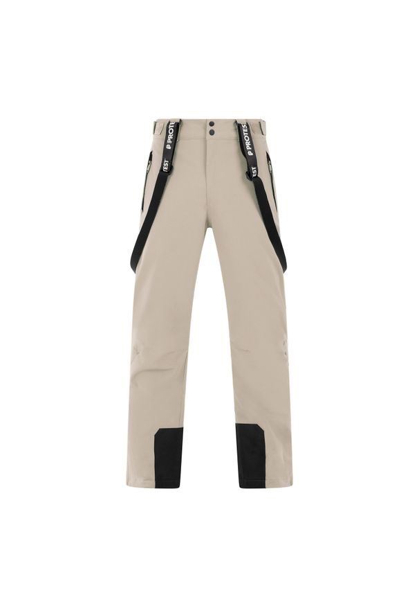 Spodnie narciarskie Protest Chester. Kolor: wielokolorowy, beżowy, brązowy. Sezon: zima. Sport: narciarstwo