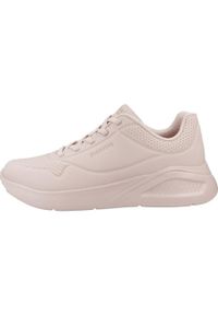 skechers - Buty do chodzenia damskie Skechers Uno Lite. Kolor: różowy. Materiał: syntetyk, materiał. Szerokość cholewki: normalna. Sport: turystyka piesza