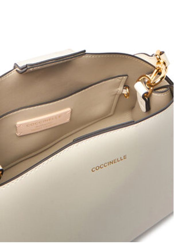 Coccinelle Torebka U7K Coccinelletylde Calf E1 U7K 15 01 01 Écru. Kolor: kremowy. Materiał: skórzane