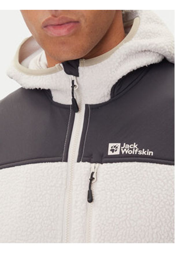 Jack Wolfskin Polar Kammweg Pile Fz 1711271 Écru Regular Fit. Materiał: syntetyk