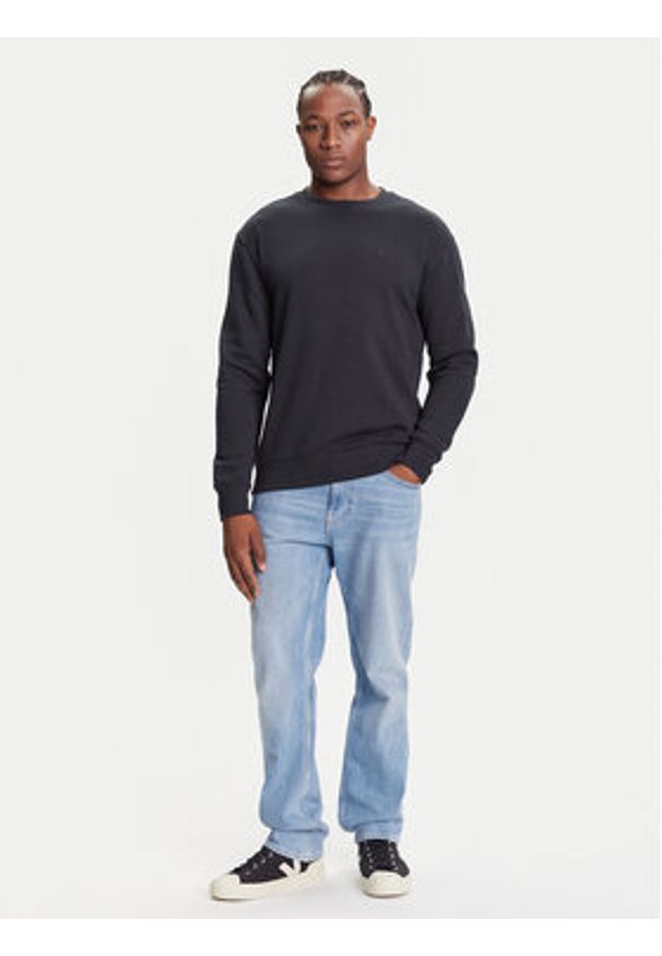 Quiksilver Bluza Salt Water Crew EQYFT05158 Czarny Regular Fit. Kolor: czarny. Materiał: bawełna