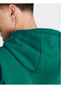 Adidas - adidas Bluza ALL SZN Fleece Graphic IJ9426 Zielony Loose Fit. Kolor: zielony. Materiał: bawełna #4
