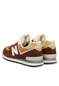 New Balance Sneakersy U574MRR Brązowy. Kolor: brązowy. Materiał: zamsz, skóra. Model: New Balance 574 #2