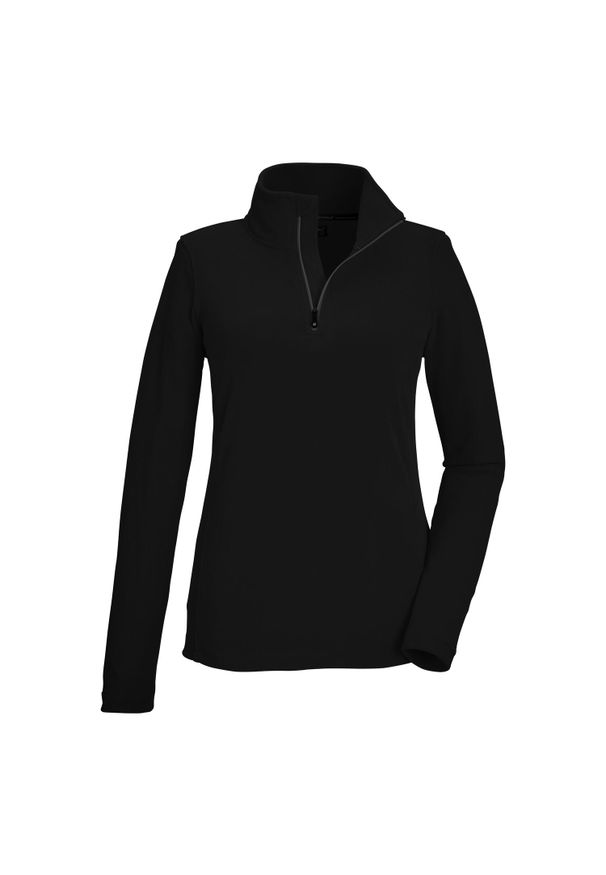 Bluza damska Killtec KSW 101 WMN FLC SHRT. Kolor: czarny, szary, wielokolorowy. Materiał: polar. Sport: turystyka piesza
