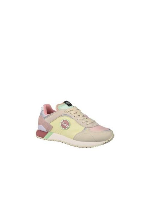 Buty do chodzenia damskie Colmar Travis Plus. Zapięcie: sznurówki. Kolor: żółty, wielokolorowy. Materiał: zamsz, materiał, syntetyk, guma. Szerokość cholewki: normalna. Sport: turystyka piesza
