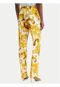 Versace Jeans Couture Spodnie materiałowe 80HAA111 NS756 Biały Regular Fit. Kolor: biały. Materiał: syntetyk #4