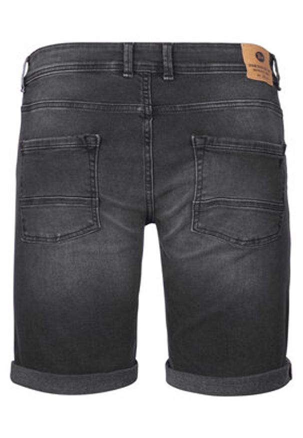 Petrol Industries Szorty jeansowe M-1050-SHO003 Czarny Regular Fit. Kolor: czarny. Materiał: bawełna