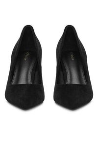 DeeZee Czółenka LWXH916-1 Czarny. Kolor: czarny. Materiał: materiał #6