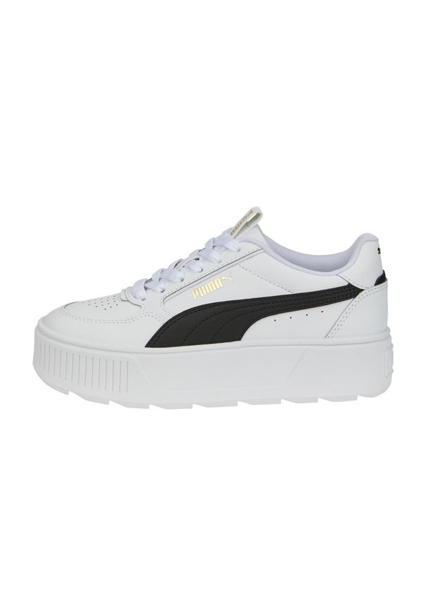 Buty do chodzenia dla dzieci Puma Karmen Rebelle JR. Zapięcie: sznurówki. Kolor: biały. Materiał: syntetyk, materiał. Szerokość cholewki: normalna. Sport: turystyka piesza