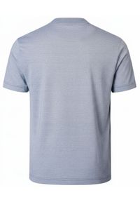 Koszulka Męska (T-Shirt) na Stójce z Guzikami - Pako Jeans - Niebieska. Okazja: na co dzień. Typ kołnierza: kołnierzyk stójkowy. Kolor: niebieski. Materiał: bawełna. Styl: casual #3