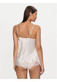 Simone Pérèle Koszulka piżamowa Nocturne 17F900 Écru Comfort Fit. Materiał: jedwab #3