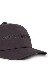 Emporio Armani Czapka z daszkiem EM001319 AF14032 U8168 Czarny. Kolor: czarny. Materiał: materiał, bawełna