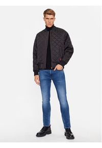 Hugo Kurtka bomber Bonod2341 50496402 Czarny Regular Fit. Kolor: czarny. Materiał: syntetyk