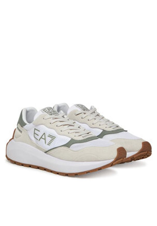 EA7 Emporio Armani Sneakersy X8X186 XK401 U474 Biały. Kolor: biały. Materiał: materiał