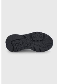 adidas Originals - Buty Nite Jogger. Nosek buta: okrągły. Zapięcie: sznurówki. Kolor: czarny. Materiał: guma #3