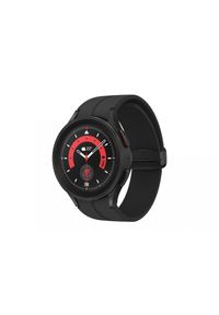 SAMSUNG - Smartwatch Samsung Galaxy Watch 5 Pro 45mm czarny (R920). Rodzaj zegarka: smartwatch. Kolor: czarny. Materiał: materiał. Styl: sportowy, militarny, klasyczny, elegancki #1