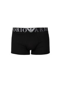 Emporio Armani Bokserki | 111389 3R729 | Mężczyzna | Czarny. Kolor: czarny. Materiał: elastan, bawełna. Wzór: aplikacja