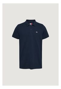 Tommy Jeans Polo DM0DM20676 Granatowy Slim Fit. Typ kołnierza: polo. Kolor: niebieski. Materiał: bawełna #2