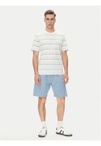 Jack & Jones - Jack&Jones T-Shirt Birk 12268437 Błękitny Standard Fit. Kolor: niebieski. Materiał: bawełna