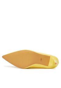 DeeZee Szpilki EZ-23-1 Żółty. Kolor: żółty. Materiał: skóra. Obcas: na szpilce