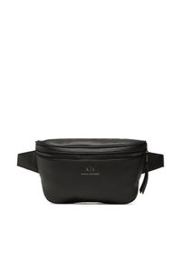 Armani Exchange Saszetka nerka 952398 CC830 00020 Czarny. Kolor: czarny. Materiał: skóra