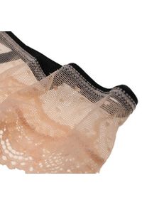 Intica - Majtki koronkowe z wycięciem na co dzień BarbaraAnne. Kolor: beżowy. Materiał: koronka #6
