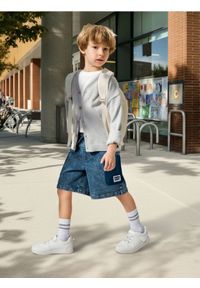 Sinsay - Szorty jeansowe - niebieski. Kolor: niebieski. Materiał: jeans