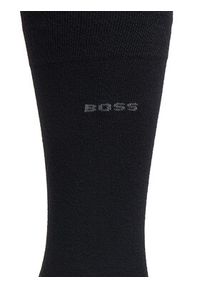 BOSS Zestaw 2 par wysokich skarpet męskich 50538200 Czarny. Kolor: czarny. Materiał: wiskoza, materiał #3