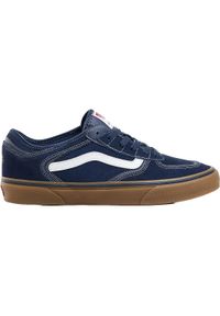 Buty Vans Rowley Classic, Mężczyźni. Kolor: niebieski. Materiał: zamsz, materiał. Model: Vans Classic