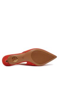 Lauren Ralph Lauren - LAUREN RALPH LAUREN Sandały 802959263005 Czerwony. Kolor: czerwony. Materiał: zamsz, skóra