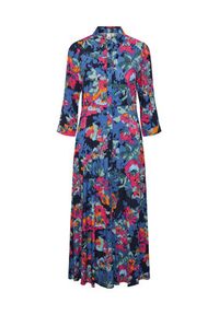 YAS Sukienka koszulowa Savanna 26022663 Kolorowy Loose Fit. Materiał: wiskoza. Wzór: kolorowy. Typ sukienki: koszulowe #5