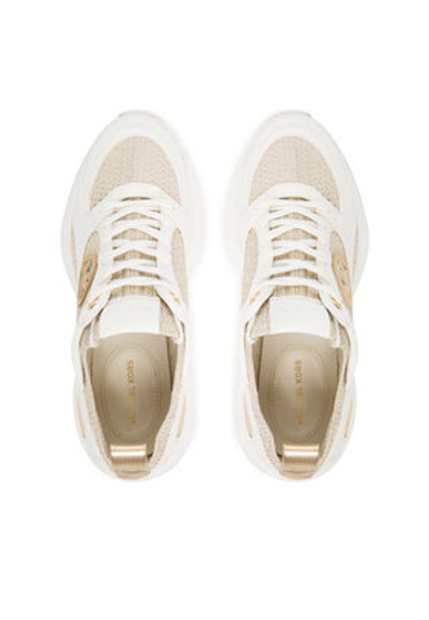 MICHAEL Michael Kors Sneakersy Zuma 43S5ZUFP3D Złoty. Kolor: złoty. Materiał: materiał